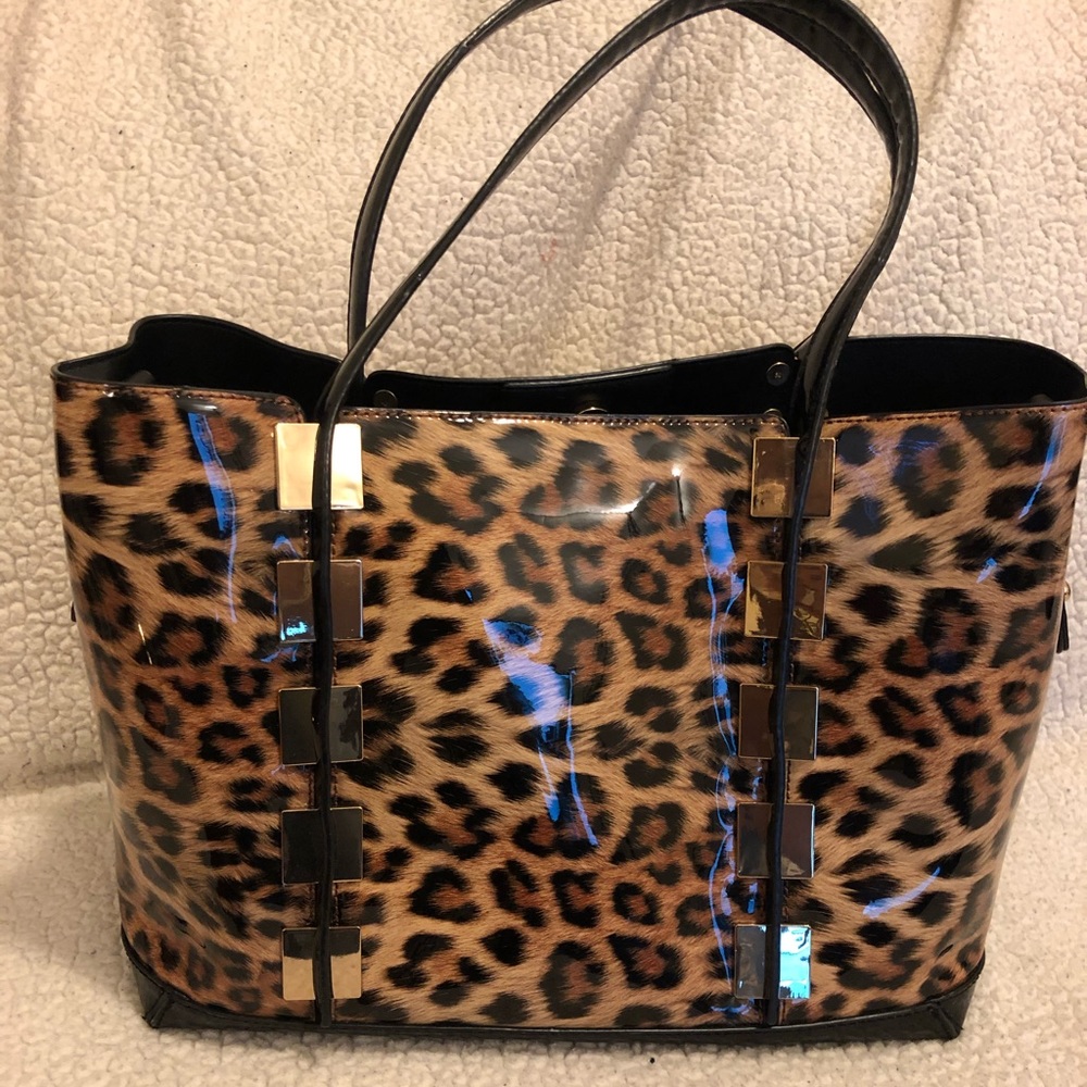 Leopard Print Handbag